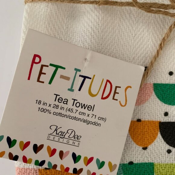 NWT "You had me at Meow." Pet-itudes Tea Towel - Picture 2 of 4